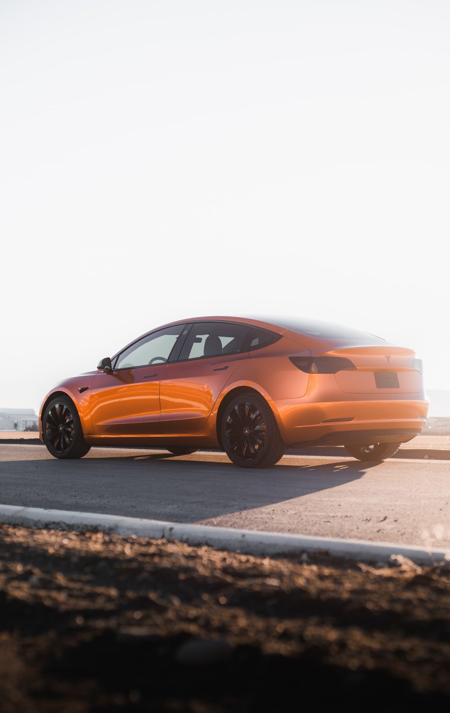 Tesla color change vinyl wrap